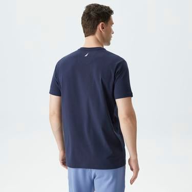  Nautica Erkek Lacivert Standart Fit T-Shirt