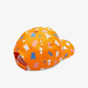  Nautica Unisex Turuncu Baskılı Şapka