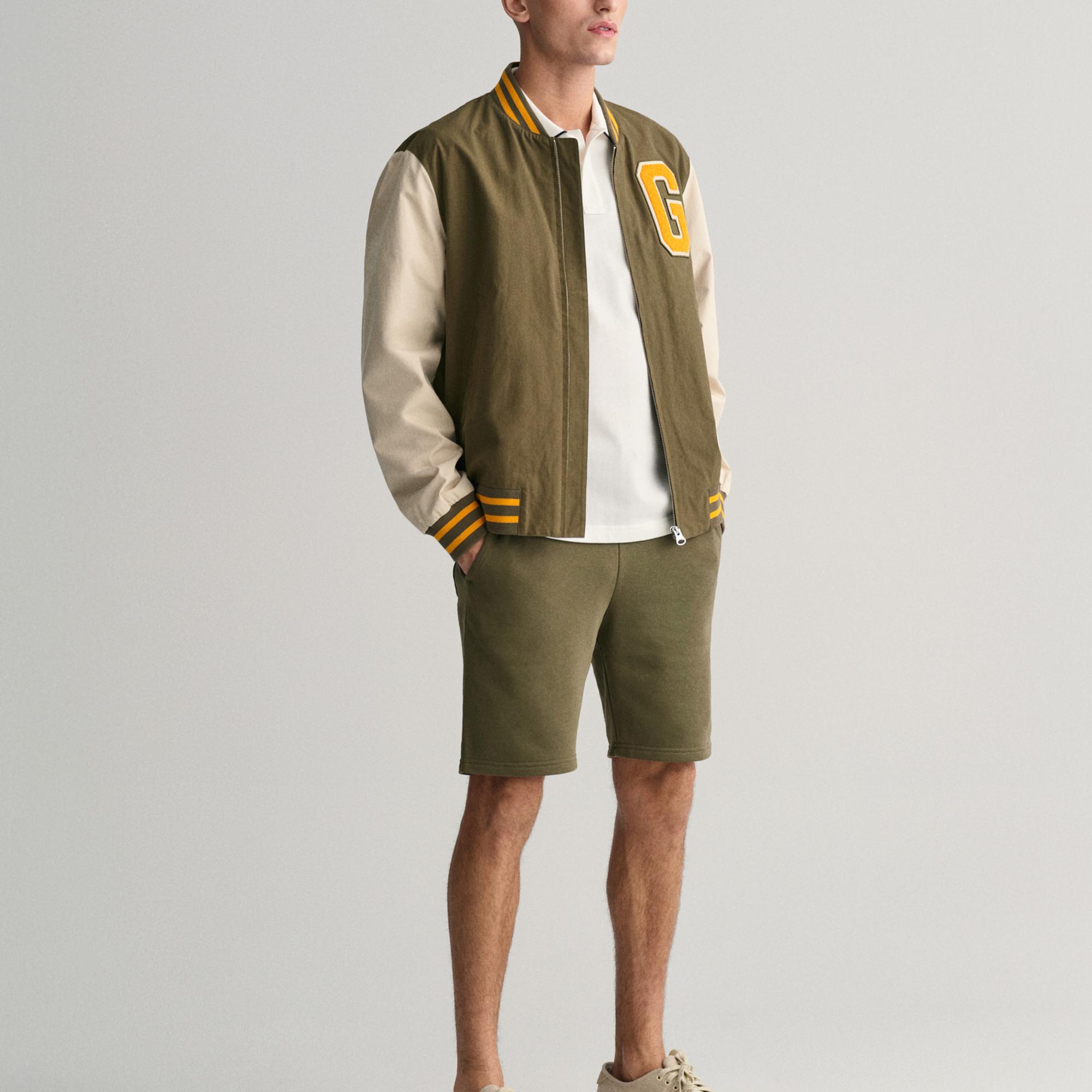 GANT Erkek Yeşil Regular Fit Şort