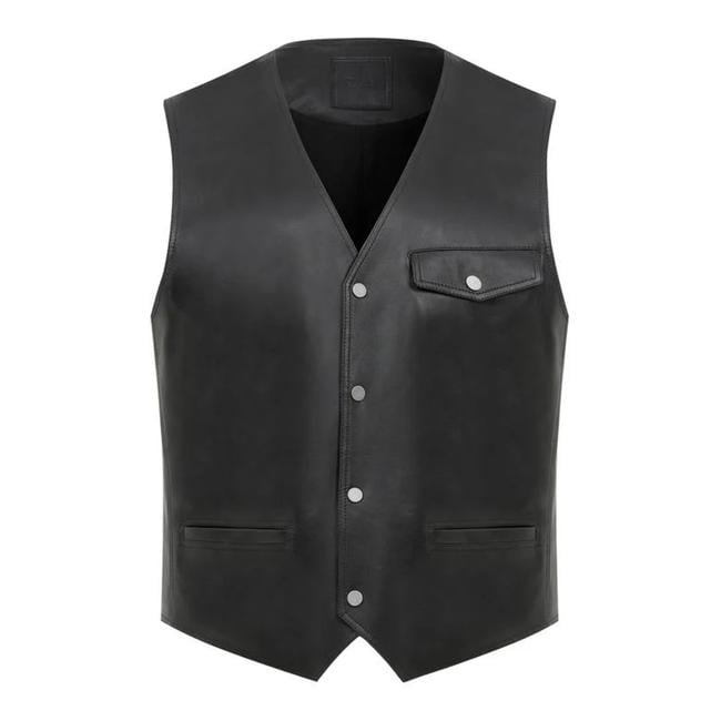  Aditsan Siyah Erkek Deri Yelek