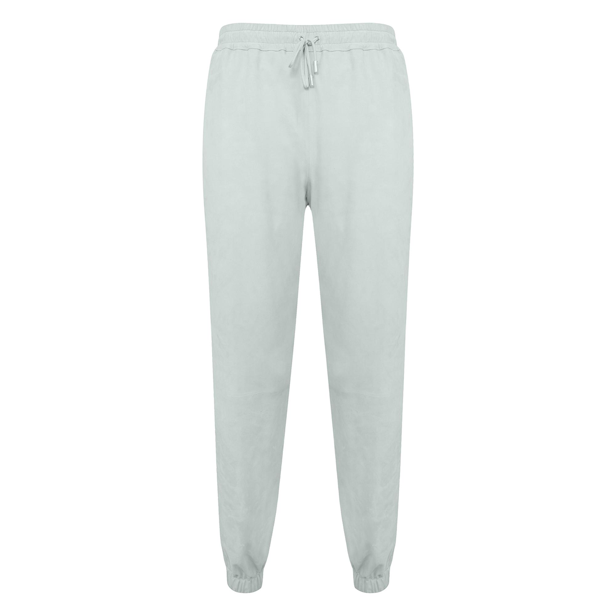 Tekla Yeşil Kadın Yüksek Bel Süet Jogging Pantolon