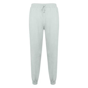  Tekla Yeşil Kadın Yüksek Bel Süet Jogging Pantolon