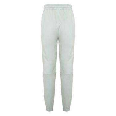  Tekla Yeşil Kadın Yüksek Bel Süet Jogging Pantolon