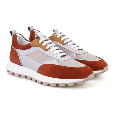  Caspian Kahve Erkek Deri Spor Ayakkabı