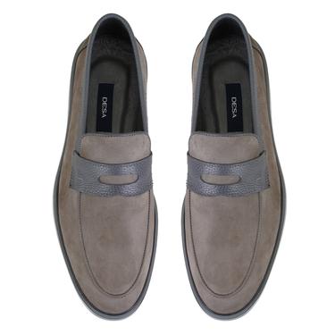  Barnes Gri Erkek Nubuk Deri Günlük Ayakkabı