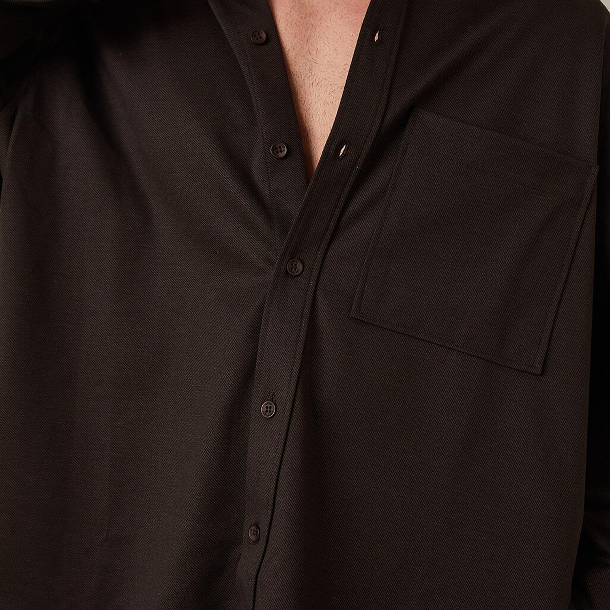 Oversize Cepli Gömlek