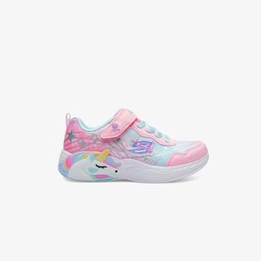  Skechers Unicorn Dreams Wishful Magi Çocuk Pembe Spor Ayakkabı