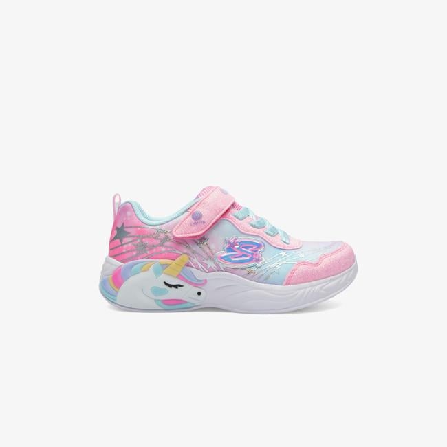  Skechers Unicorn Dreams Wishful Magi Çocuk Pembe Spor Ayakkabı