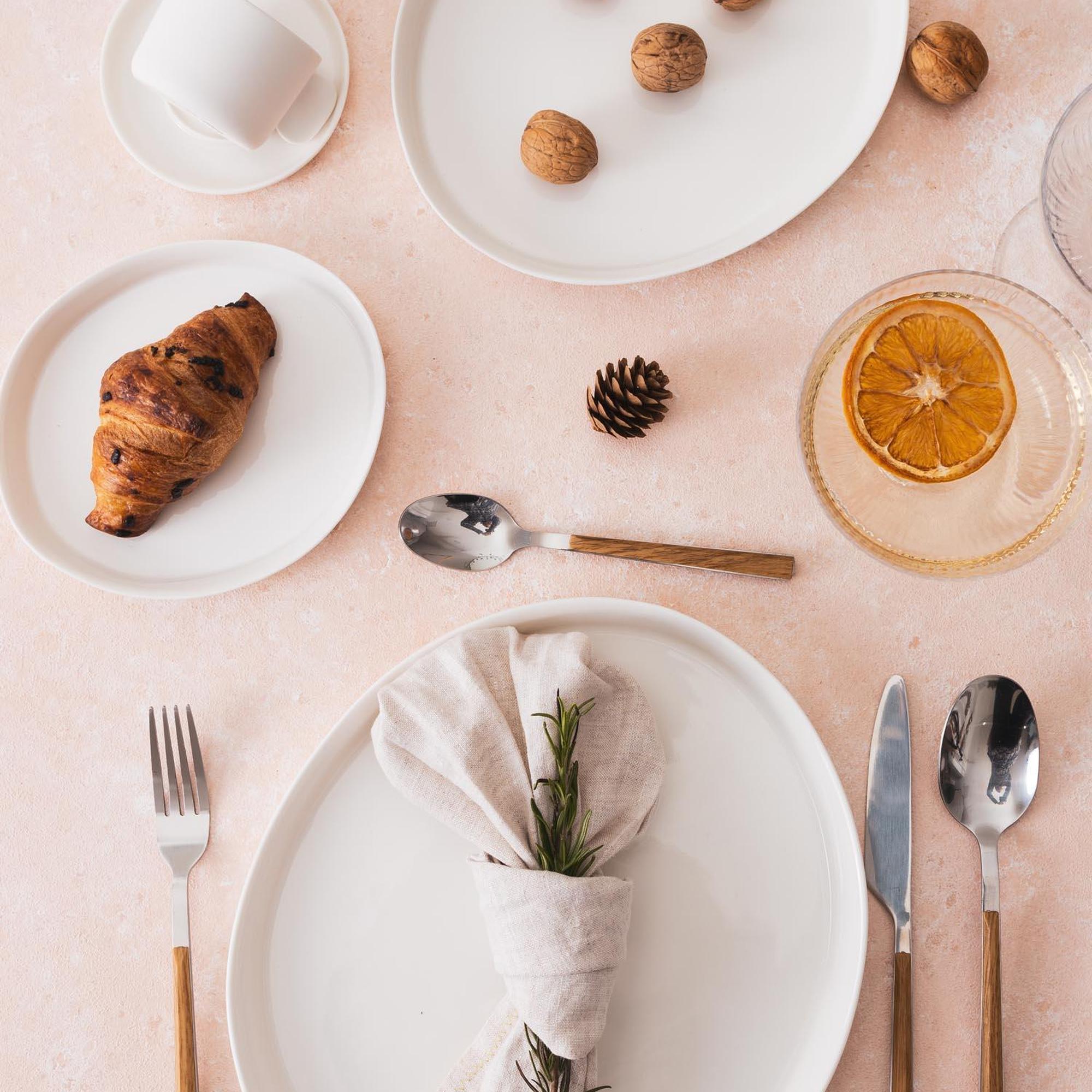 The Mia Cotta Limoges Servis Tabağı Beyaz 27 cm