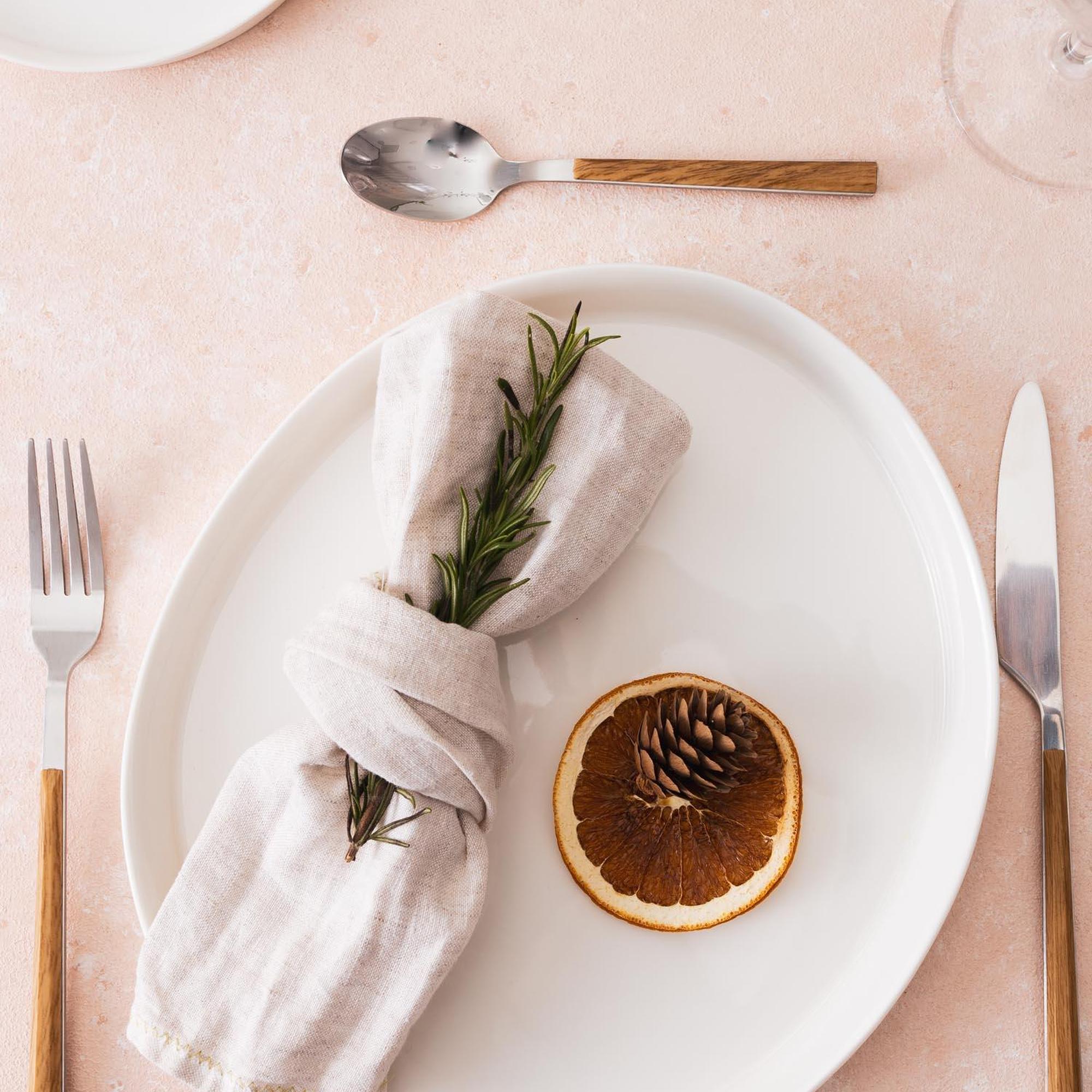 The Mia Cotta Limoges Servis Tabağı Beyaz 27 cm