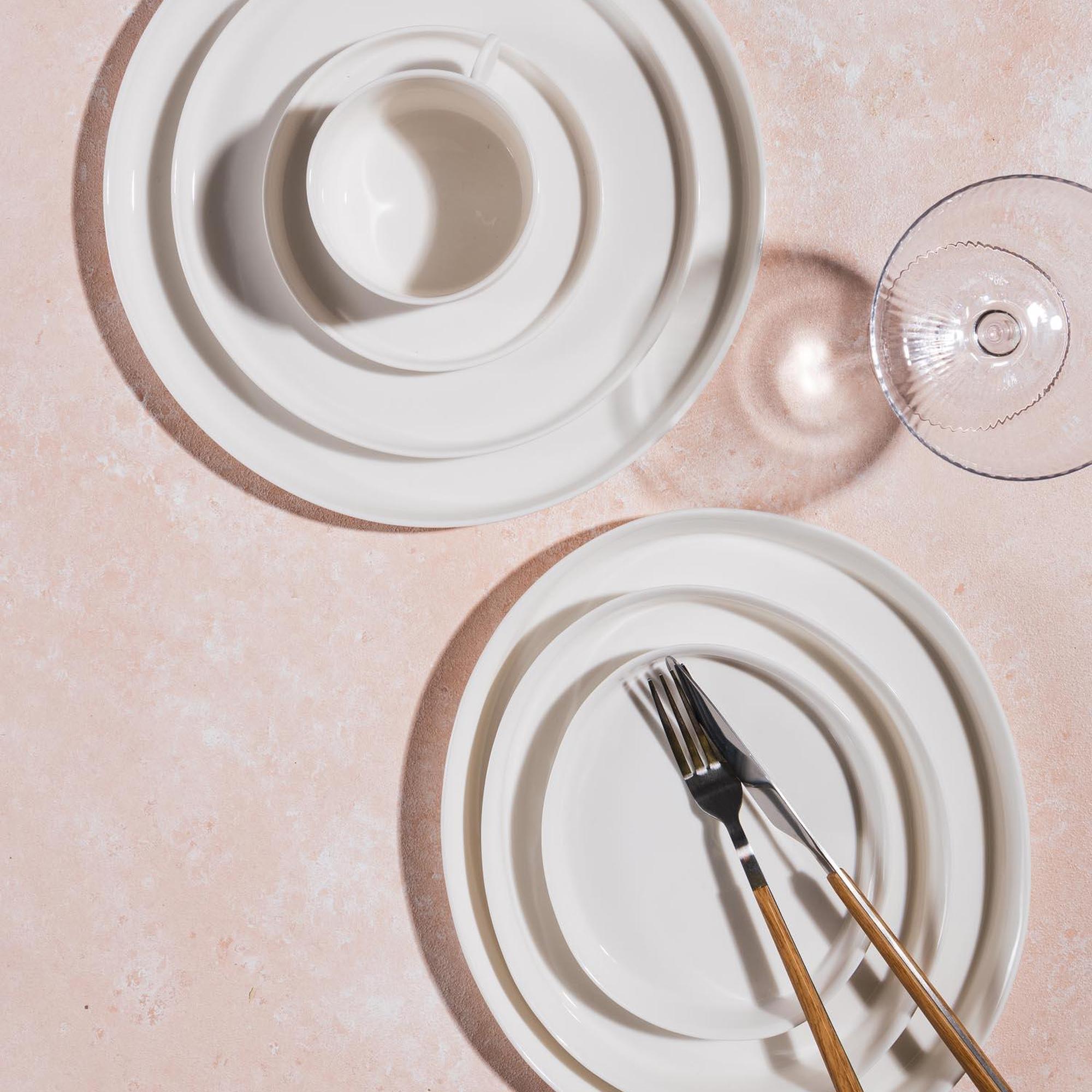 The Mia Cotta Limoges Servis Tabağı Beyaz 27 cm