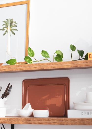  The Mia Cotta Limoges Servis Tabağı Terracota 33x23 cm