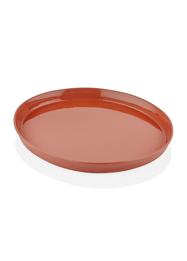  The Mia Cotta Limoges Servis Tabağı Terracota 27 cm
