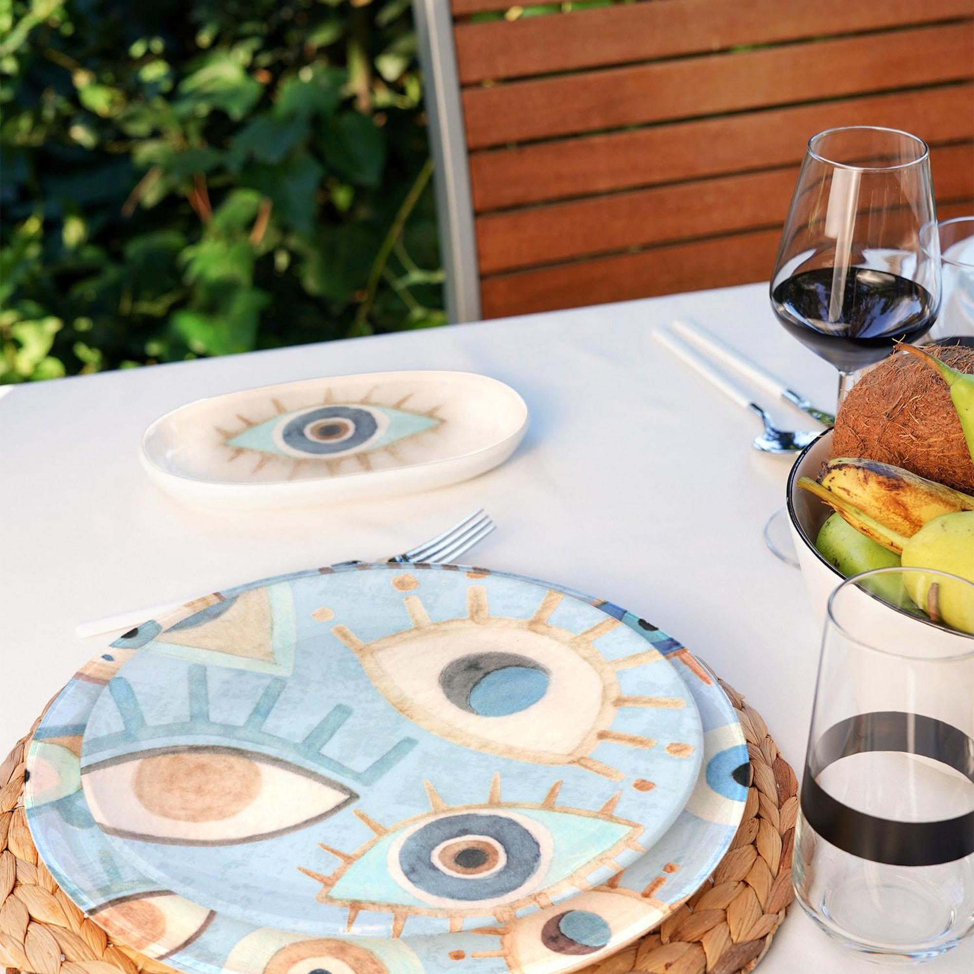 The Mia Amulet Servis Tabağı - 30 Cm