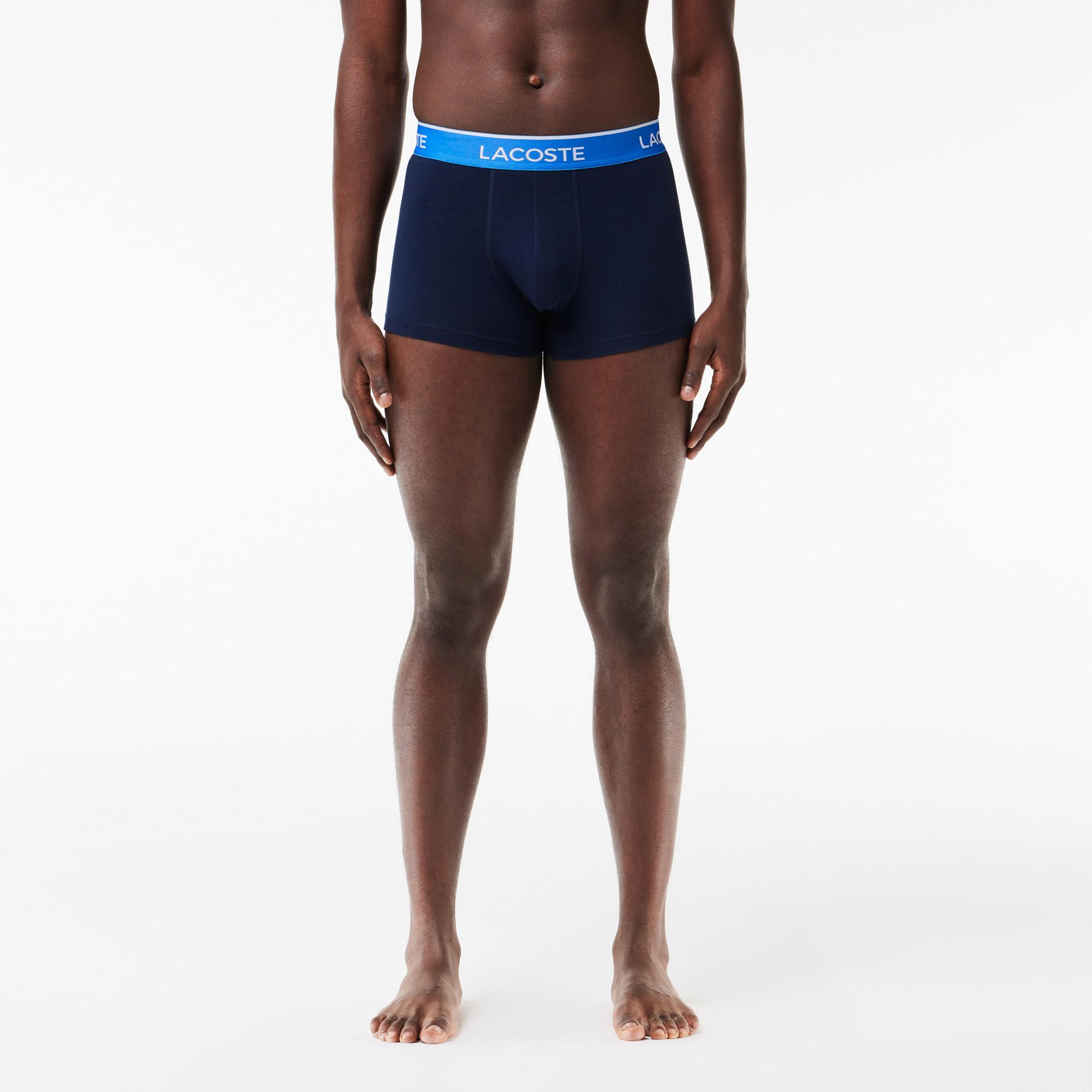 Lacoste Classic Erkek 3'lü Lacivert Boxer