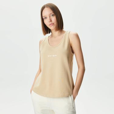  UNITED4 Kadın Bej T-Shirt