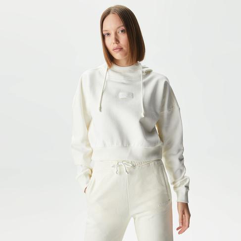  UNITED4 Classic Kadın Beyaz Hoodie