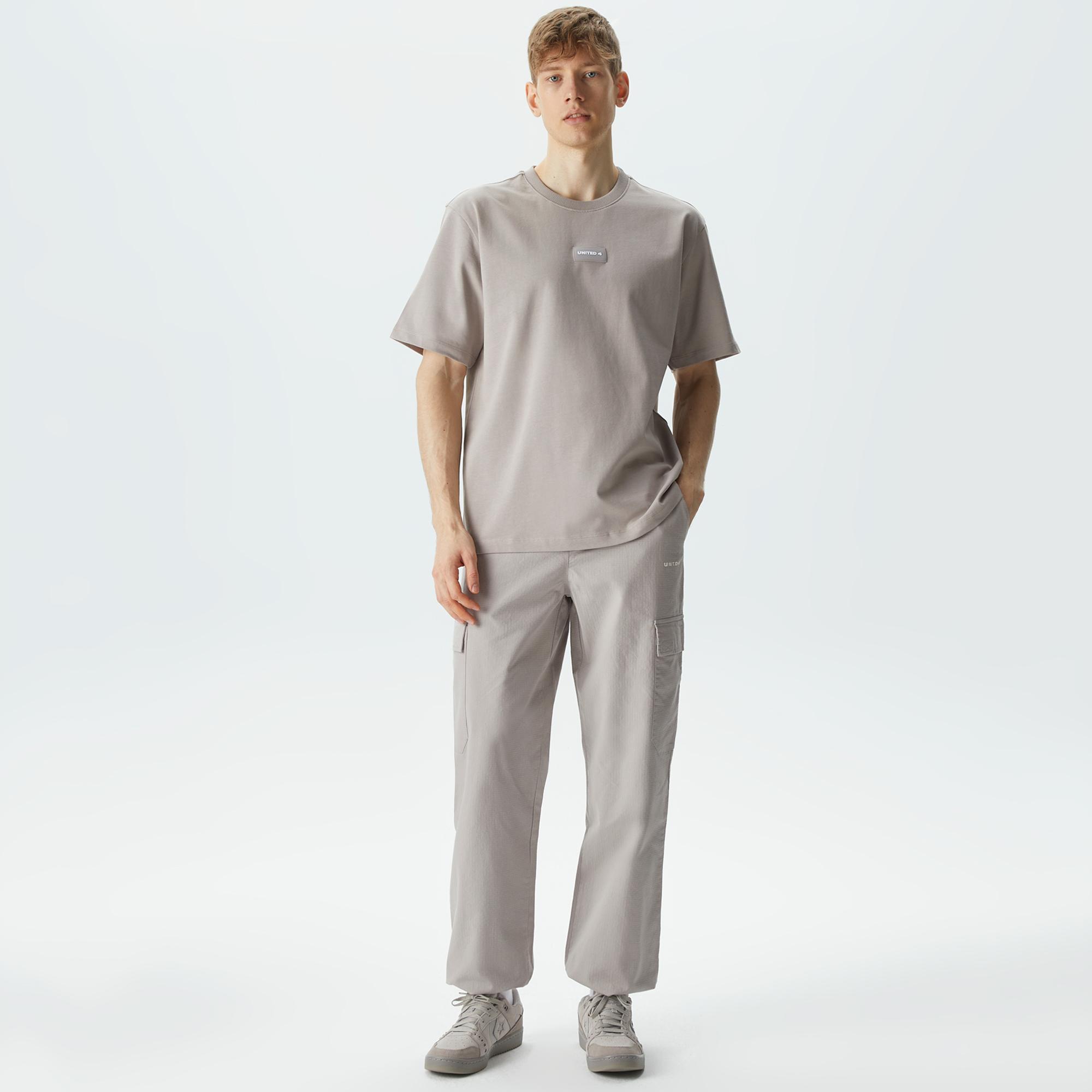 UNITED4 Classic Erkek Gri T-Shirt