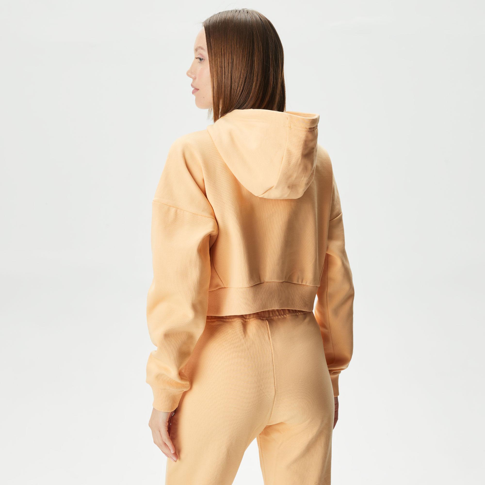 UNITED4 Classic Kadın Turuncu  Hoodie