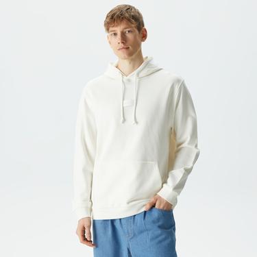  UNITED4 Classic Erkek Beyaz Hoodie