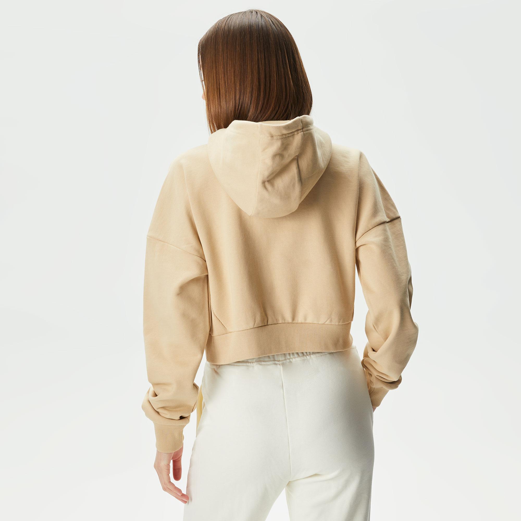 UNITED4 Kadın Krem Sweatshirt