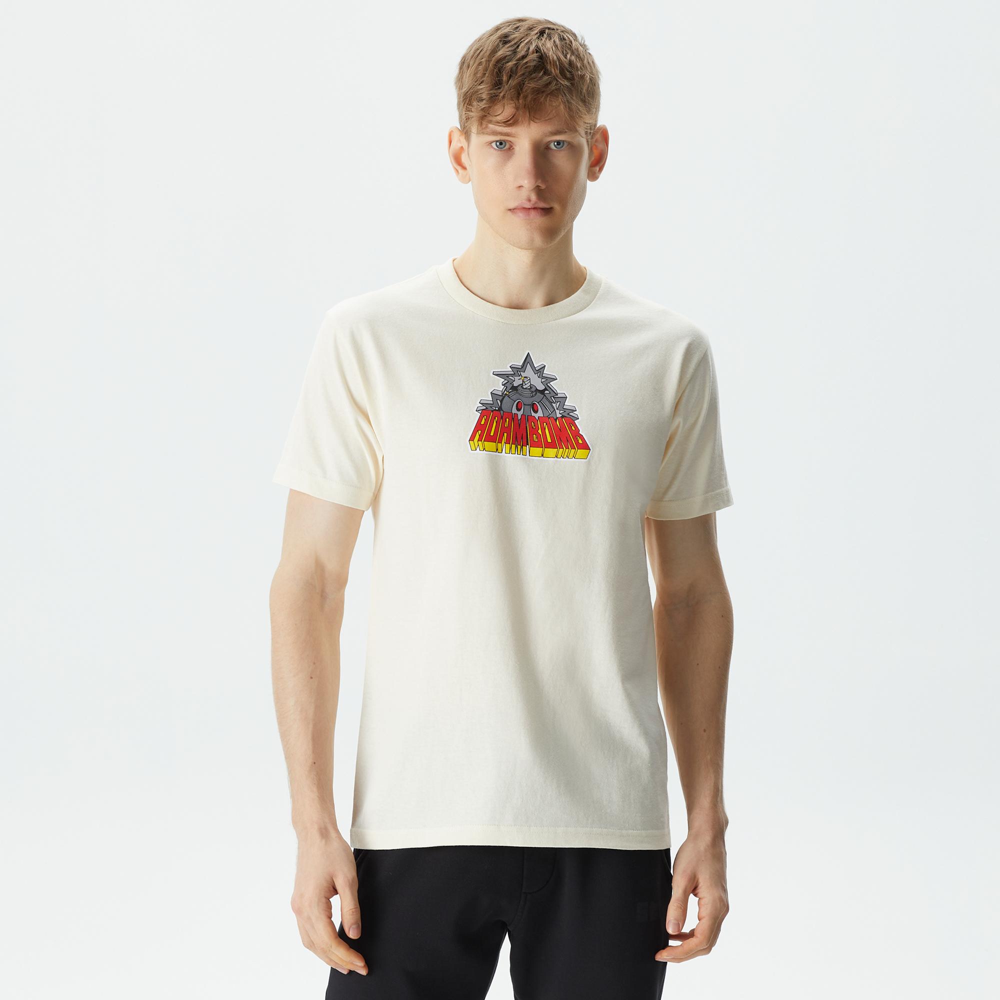 The Hundreds Mecha Bomb Erkek Krem T-Shirt