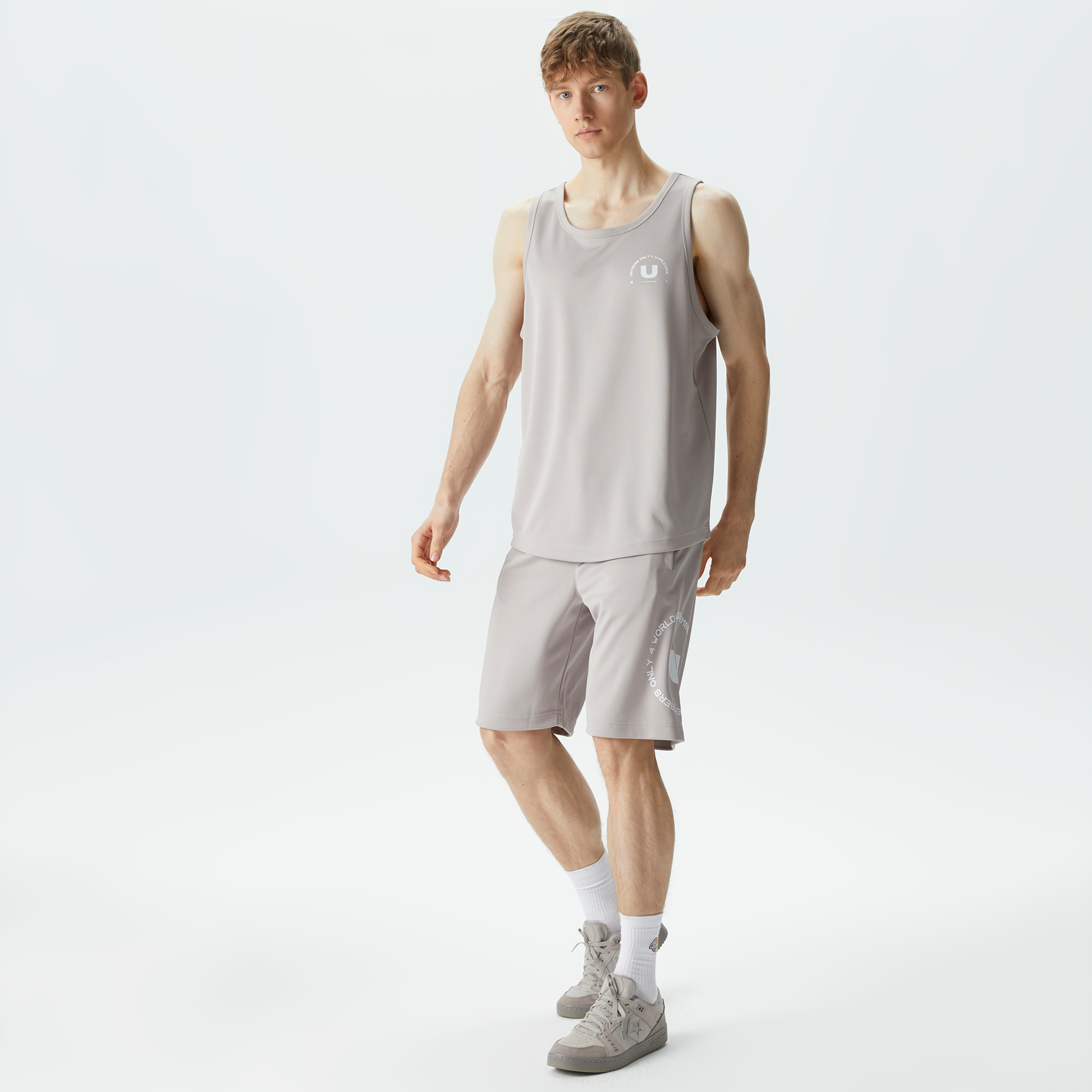  UNITED4 Erkek Gri Şort