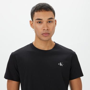  Calvin Klein Jeans 2 Pack Monologo Erkek Beyaz T-Shirt