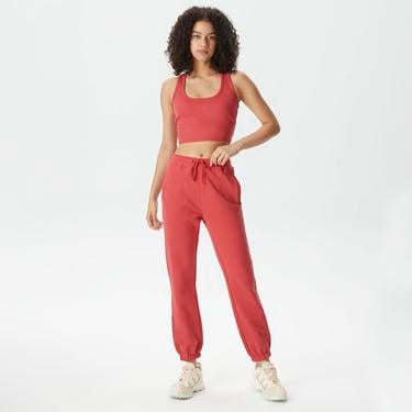  Les Benjamins 304 Kadın Kırmızı Kolsuz T-Shirt