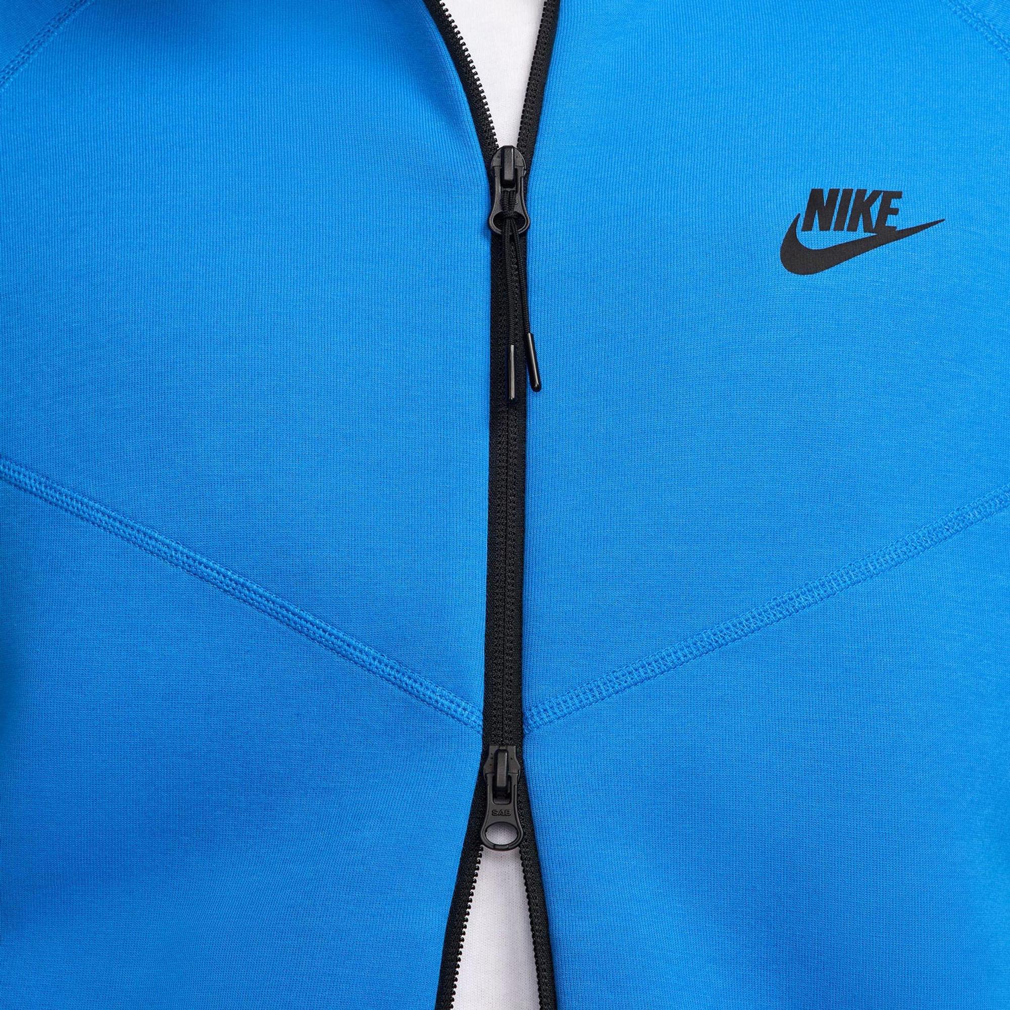 Nike Tech Fleece Erkek Mavi Sweatshirt