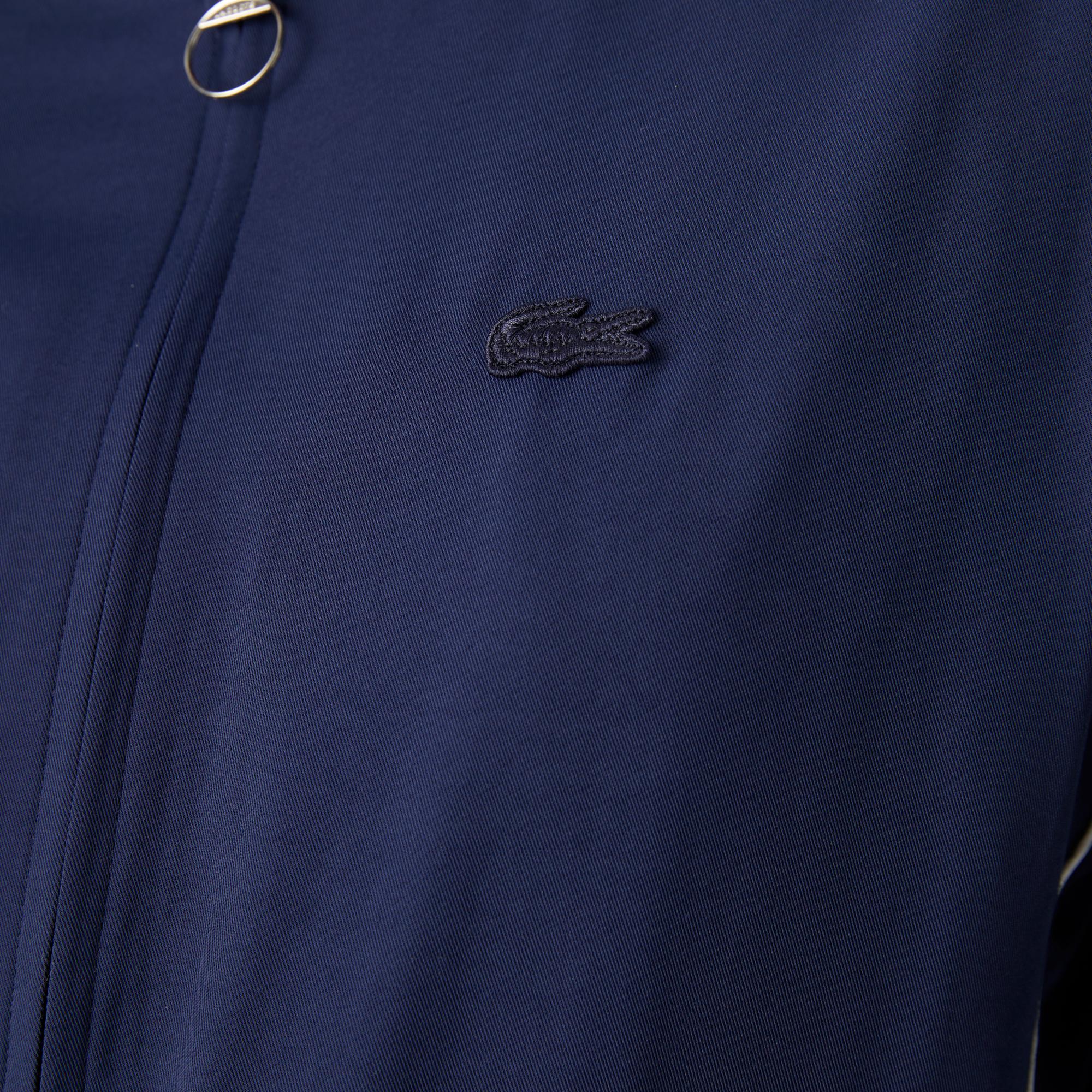 Kadın Hakim Yaka Lacivert Mont