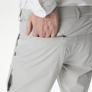  Erkek Slim Fit Gri Bermuda