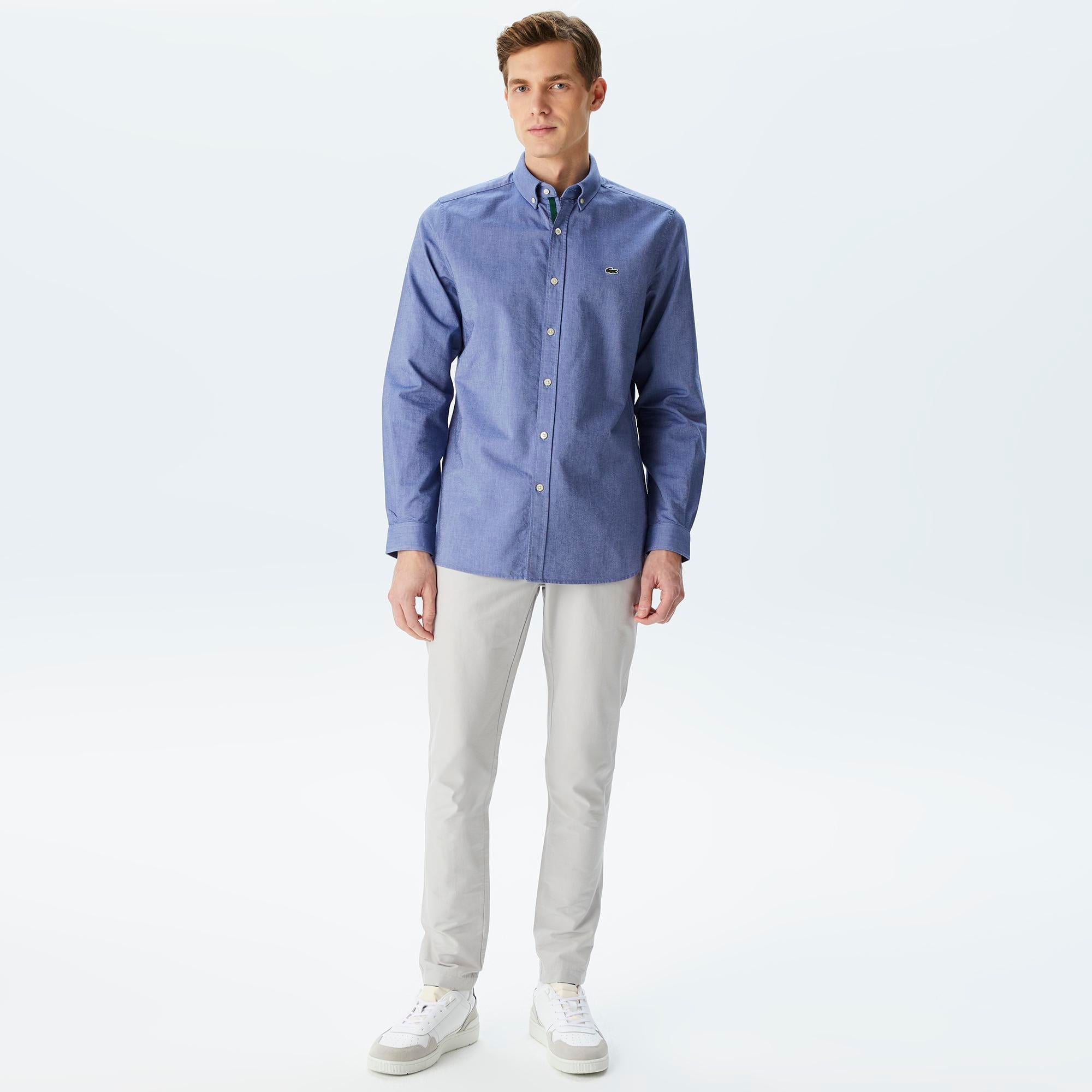 Erkek Tapered Fit Gri Pantolon