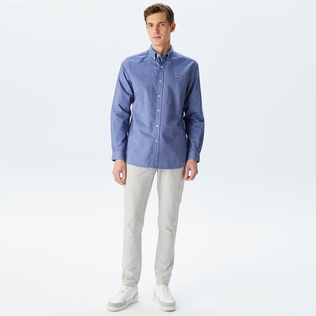  Erkek Tapered Fit Gri Pantolon