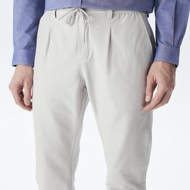  Erkek Tapered Fit Gri Pantolon