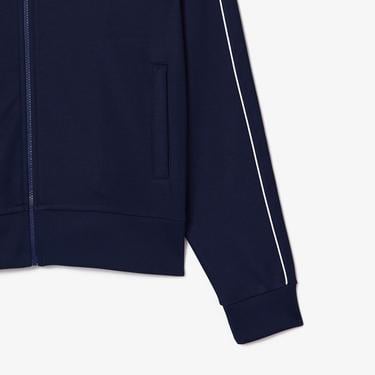  Erkek Regular Fit Fermuarlı Lacivert Sweatshirt