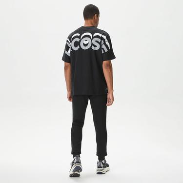  Lacoste Erkek Slim Fit Siyah Eşofman Altı