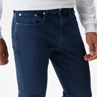  Erkek Slim Fit Mavi Jean Pantolon