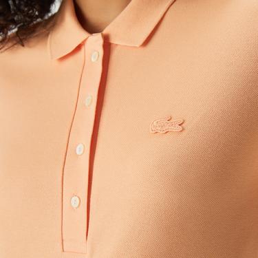  Kadın Slim Fit Turuncu Polo
