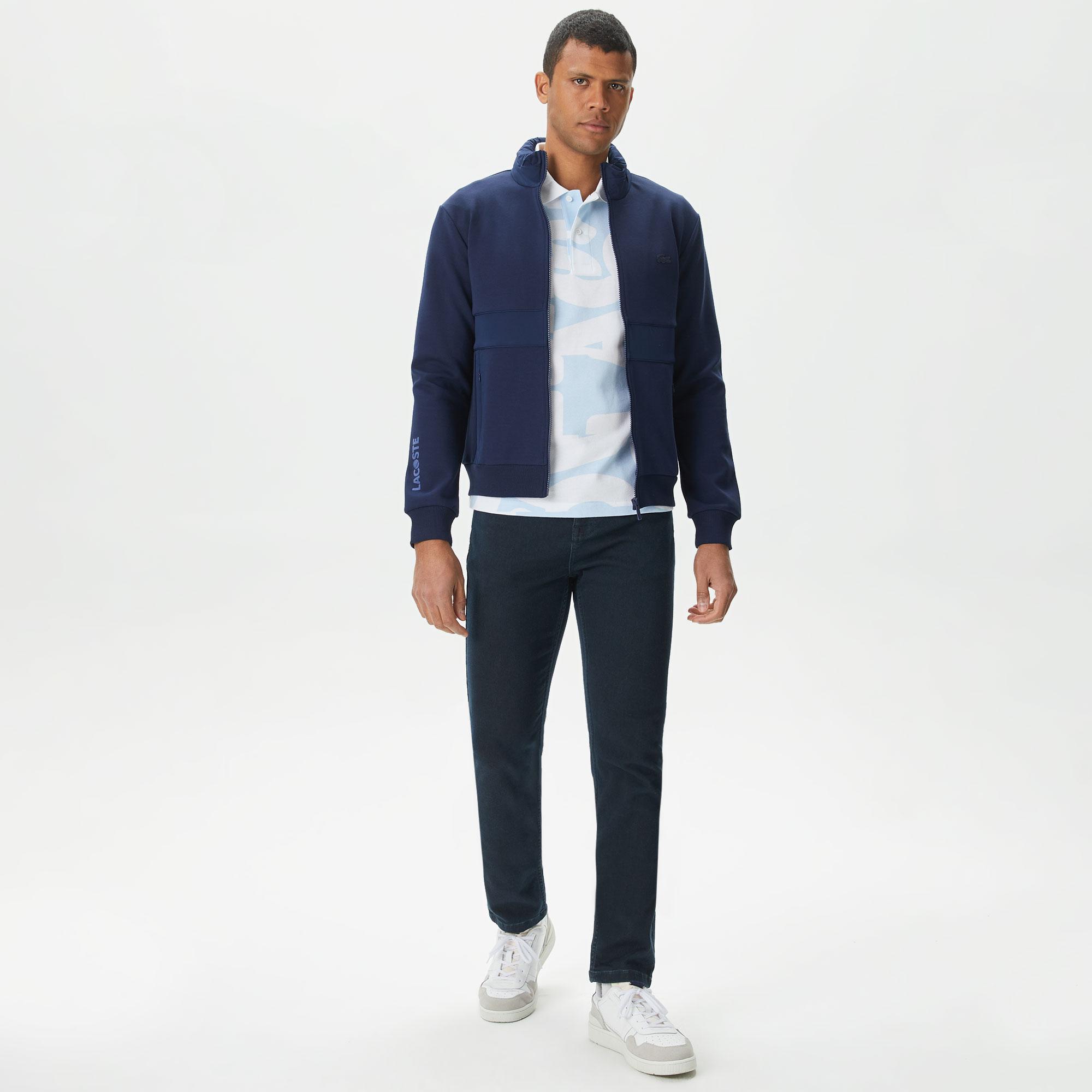 Erkek Regular Fit Kapüşonlu Lacivert Sweatshirt