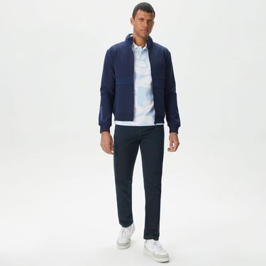  Erkek Regular Fit Kapüşonlu Lacivert Sweatshirt