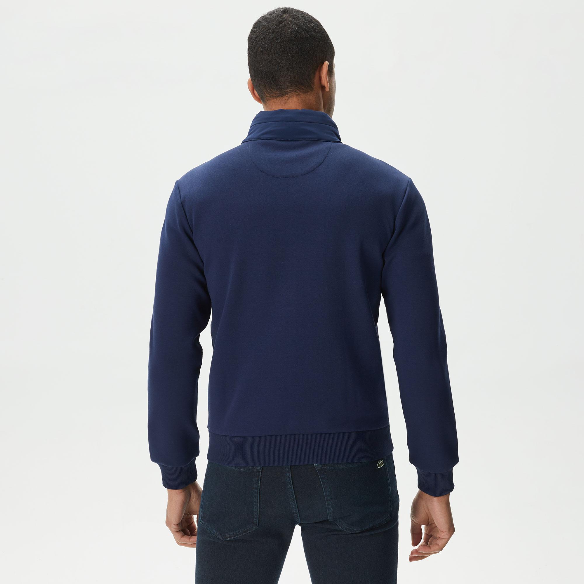 Erkek Regular Fit Kapüşonlu Lacivert Sweatshirt