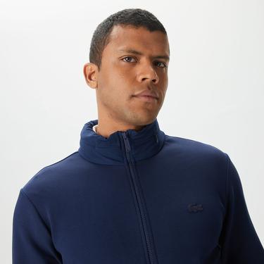  Erkek Regular Fit Kapüşonlu Lacivert Sweatshirt