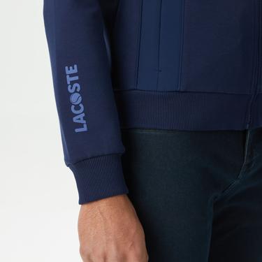  Erkek Regular Fit Kapüşonlu Lacivert Sweatshirt