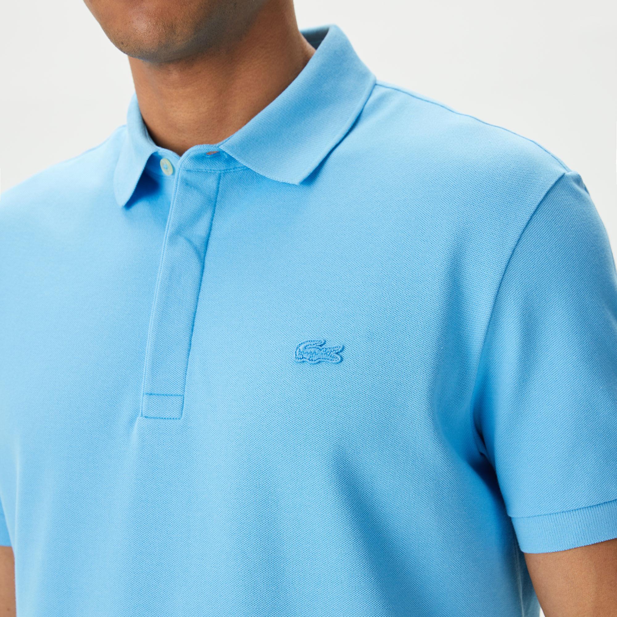 Erkek Regular Fit Paris Mavi Polo