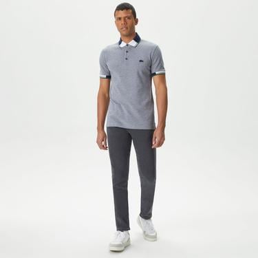  Lacoste Erkek Slim Fit Gri Jean Pantolon