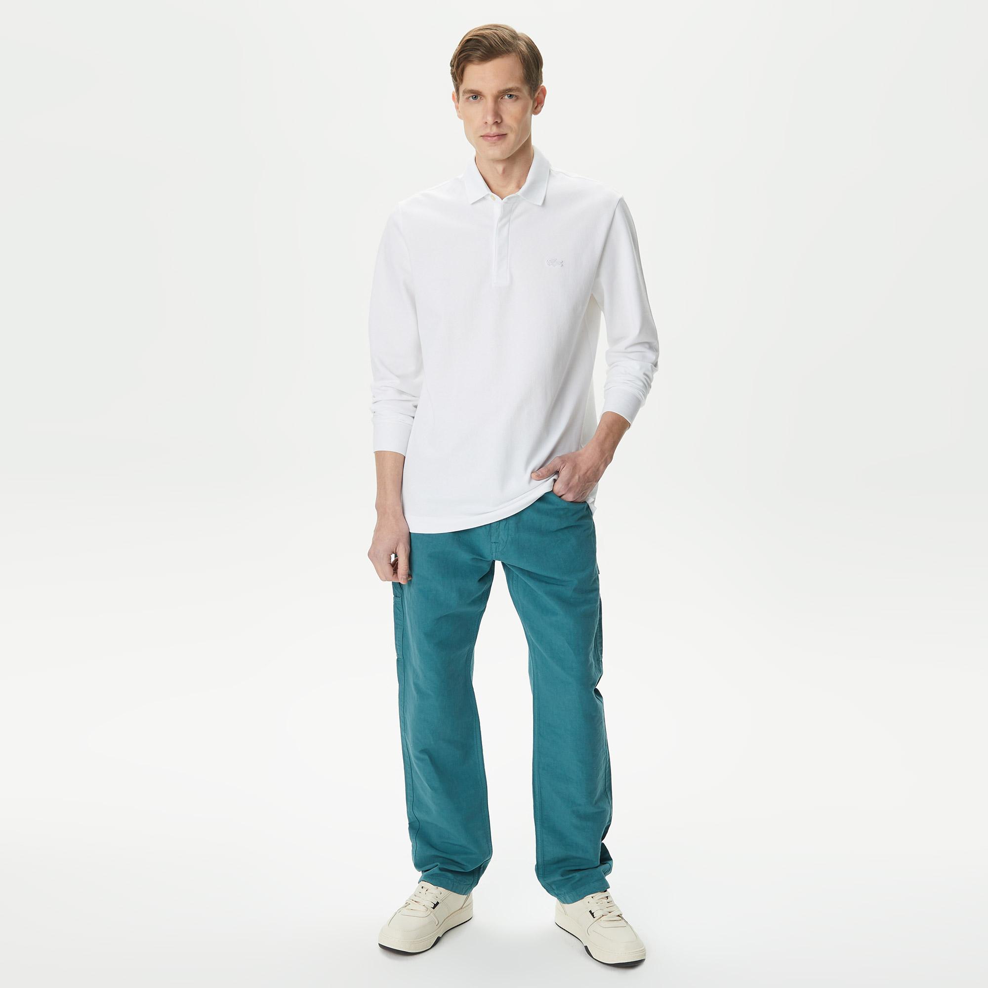 Erkek Relaxed Fit Mavi Pantolon