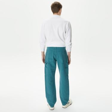  Erkek Relaxed Fit Mavi Pantolon