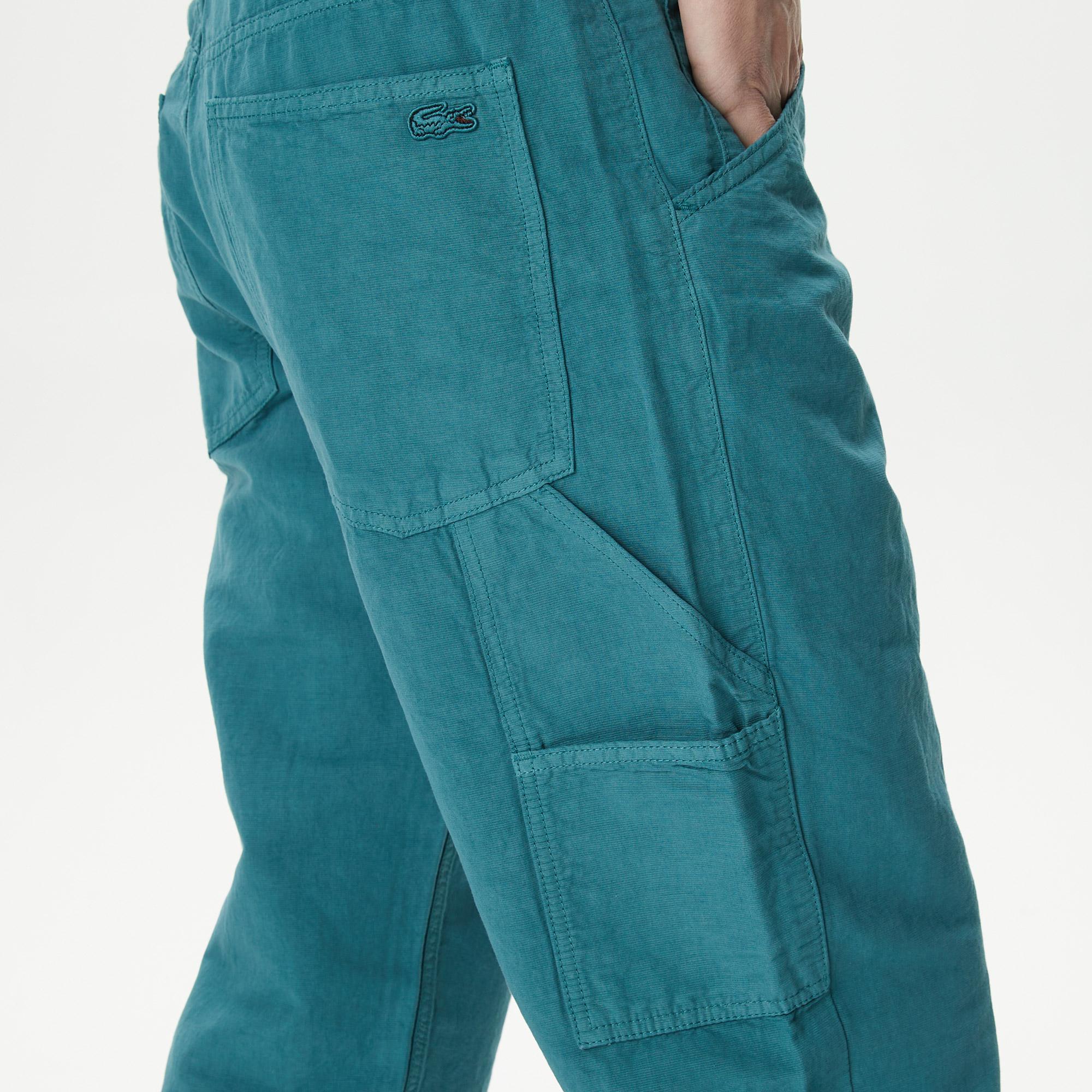 Erkek Relaxed Fit Mavi Pantolon