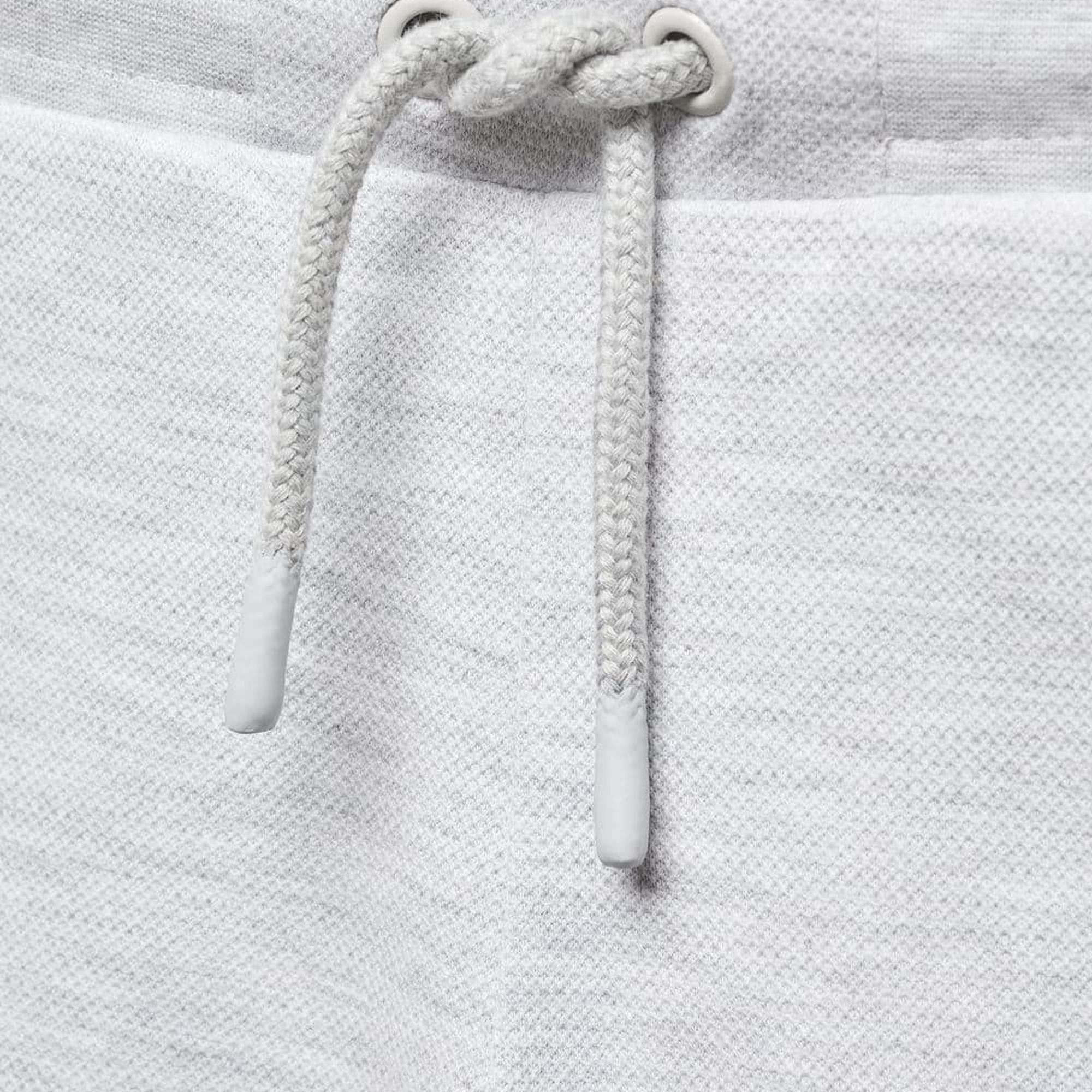 Mango Çocuk Beli Elastik Pamuklu Şort Orta Kırçıllı Gri